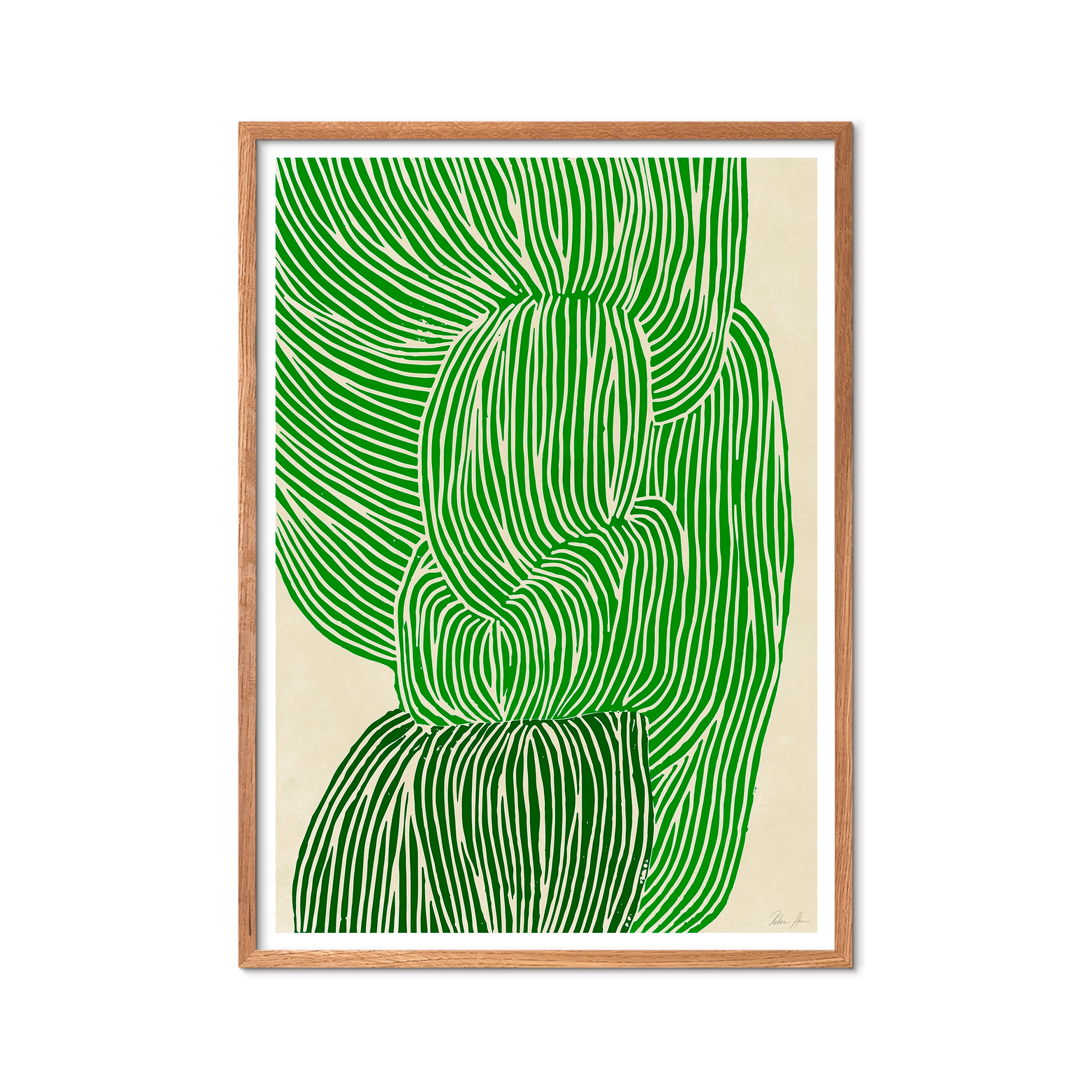 The Poster Club x Rebecca Hein Green Ocean plakat