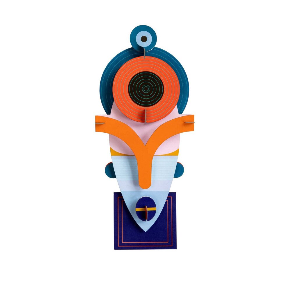 Lamu maske vægdekoration