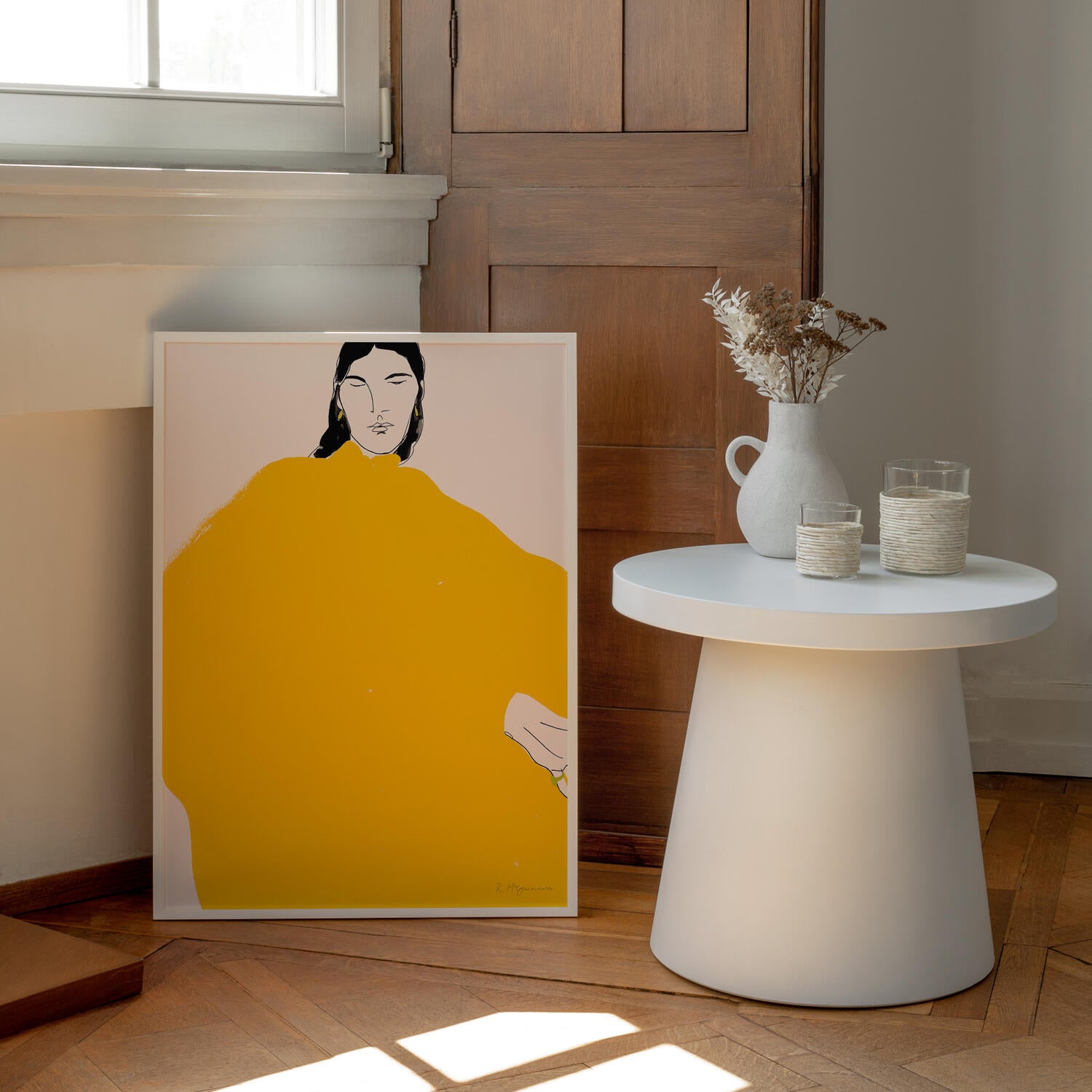 The Poster Club x Rosie McGuinness Yellow Dress plakat