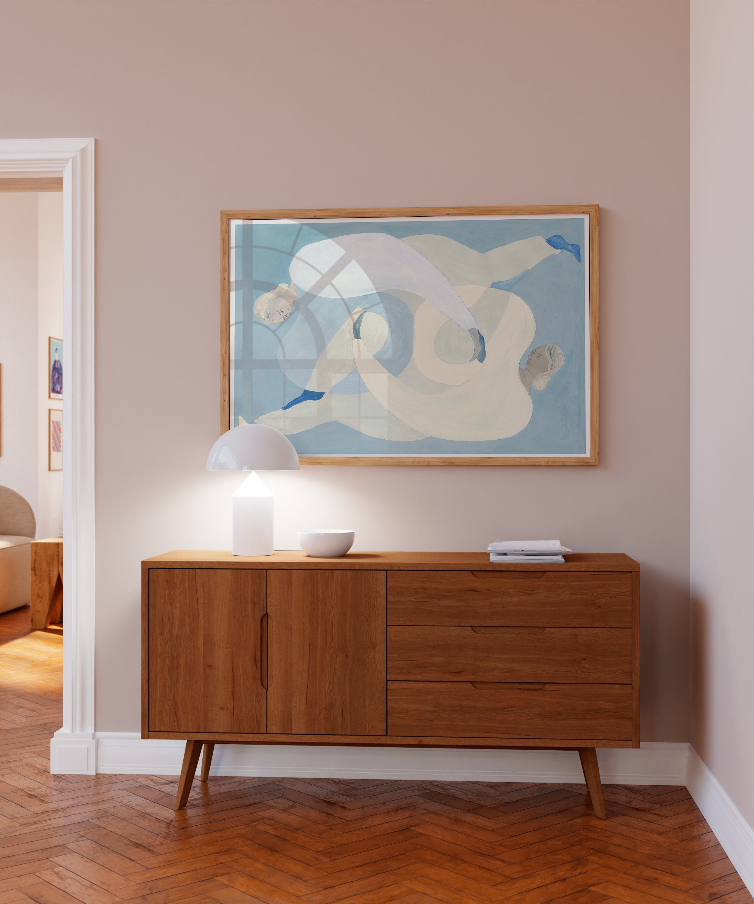 The Poster Club x Sofia Lind Hold You - blå