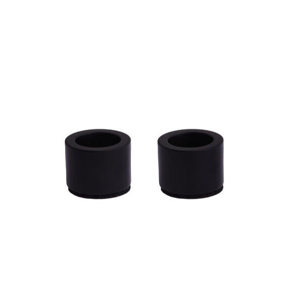 Taper lysestager, Matte Black - 2 stk.