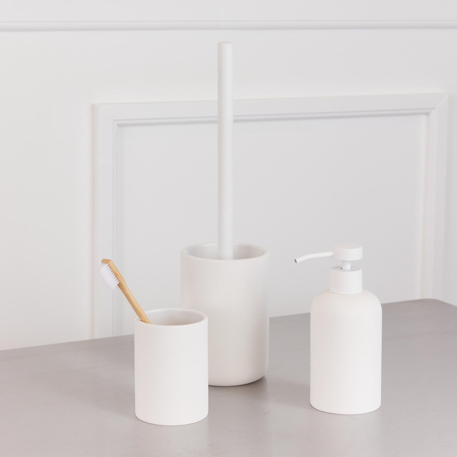 Ceramic Smooth sæbedispenser - hvid