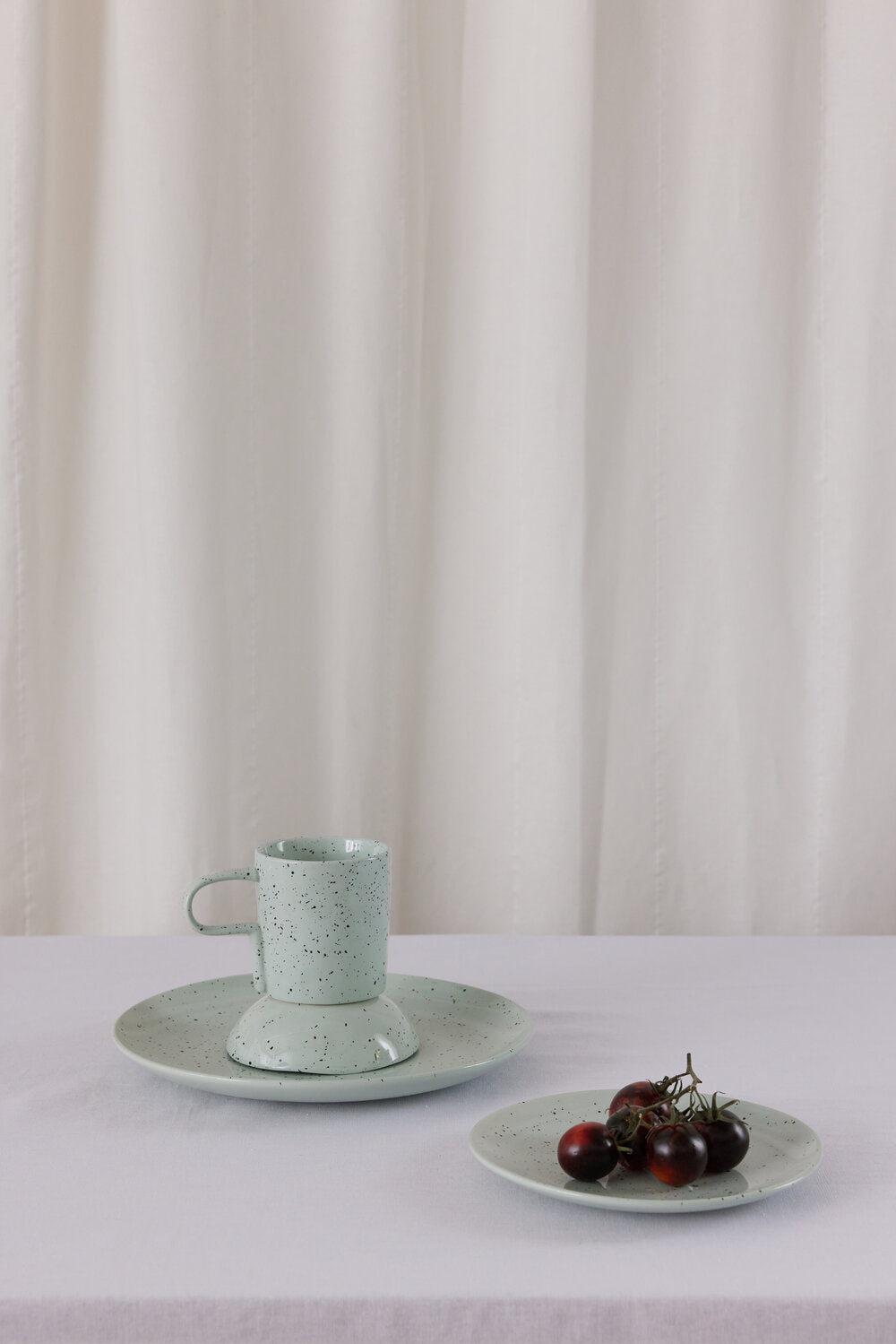 Splash krus, blå - H:9,6cm.