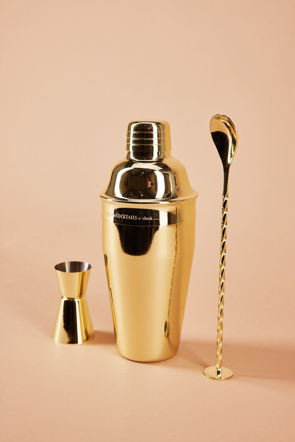 Miss Etoilé cocktail shaker - guldfarvet