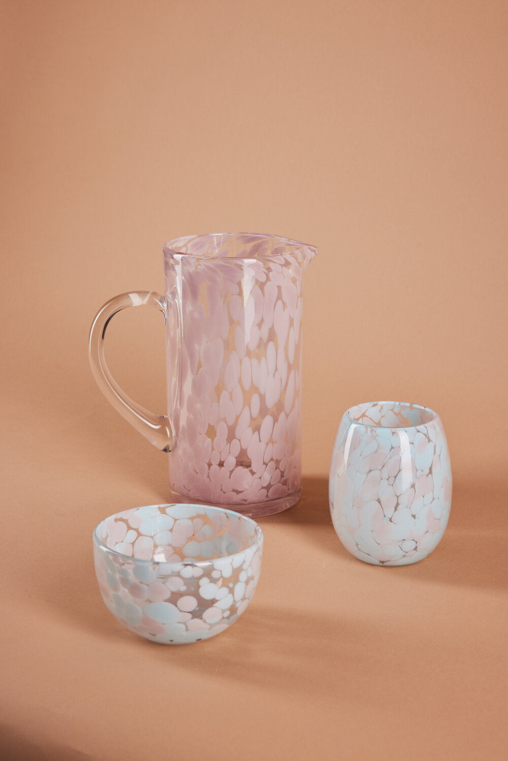 Bahne Interior Dots, skål - Lavender/Light Blue - Bahne