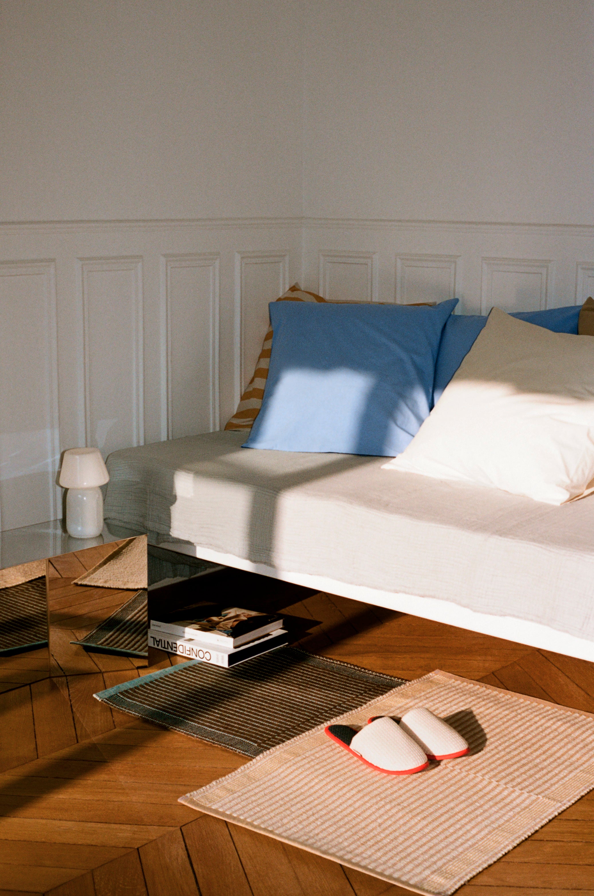 Tapis måtte, sort/grøn - 60x95 cm.