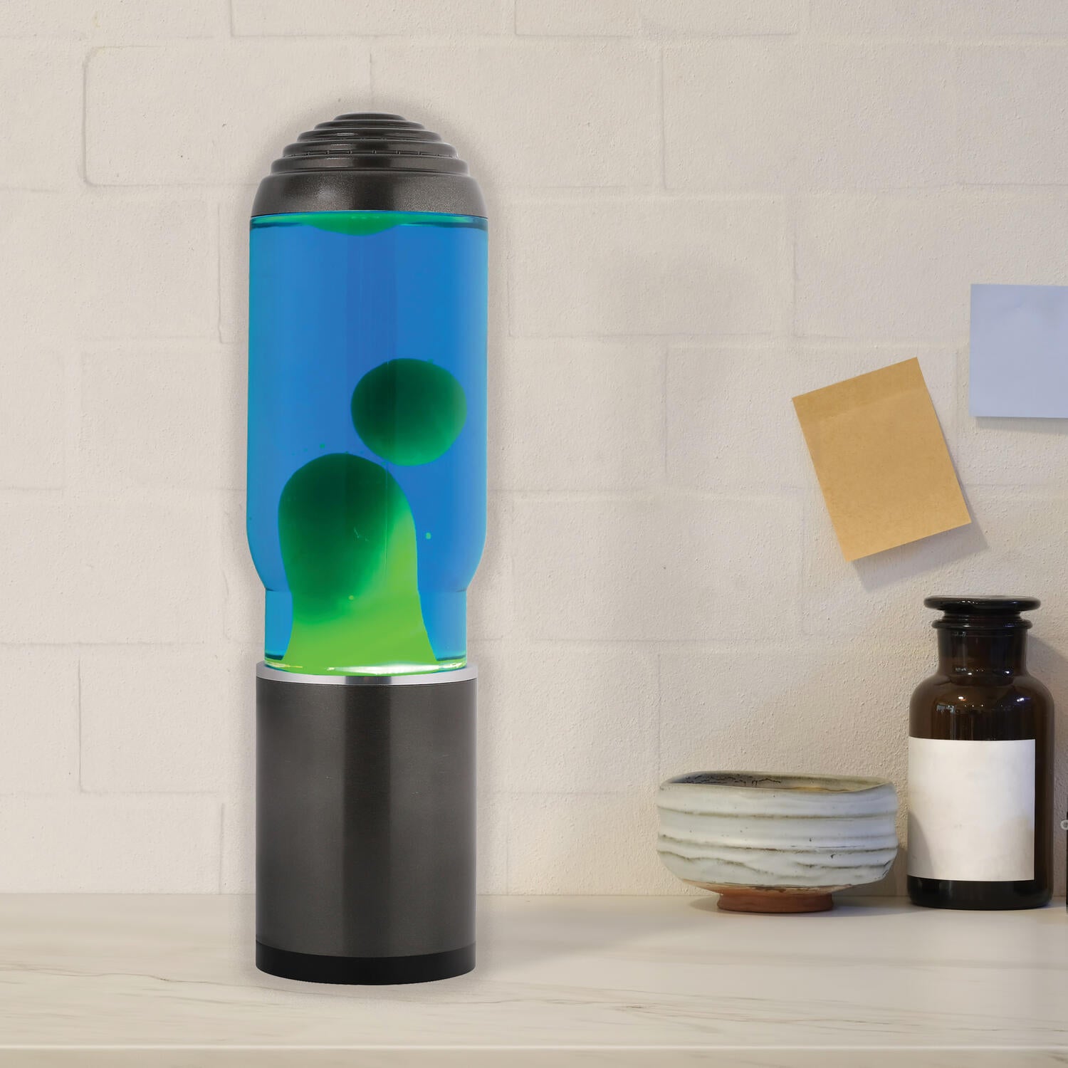 Lava lampe - blå/grøn