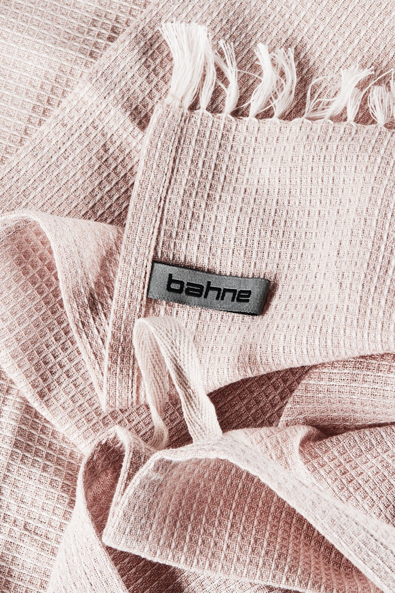 Bahne Interior køkkenhåndklæde, frynser - rosa - Bahne