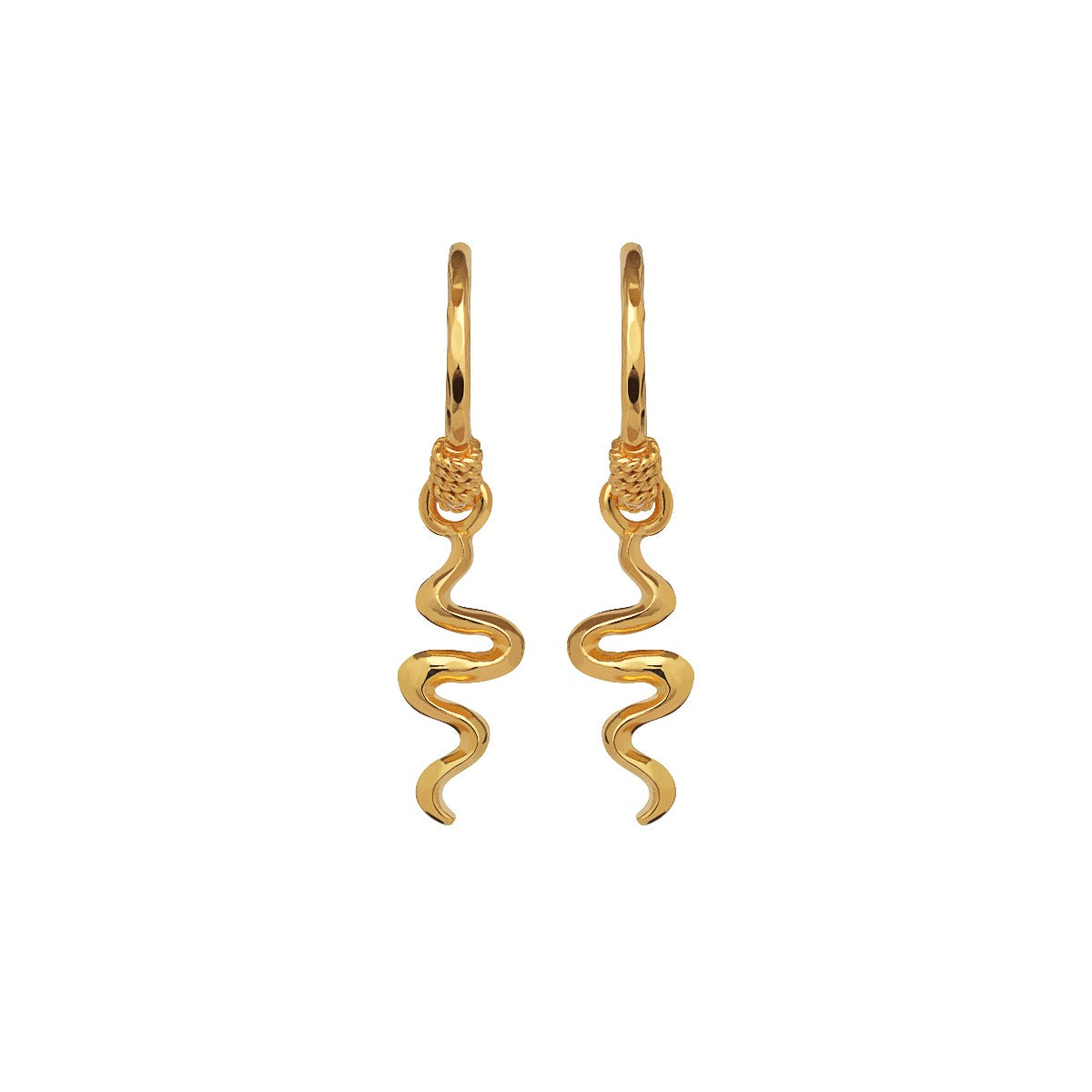 Maanesten Aryah Øreringe - Forgyldt - Bahne