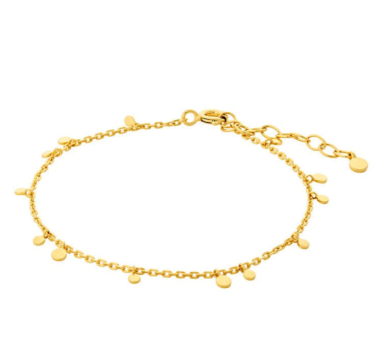 Glow armbånd - forgyldt