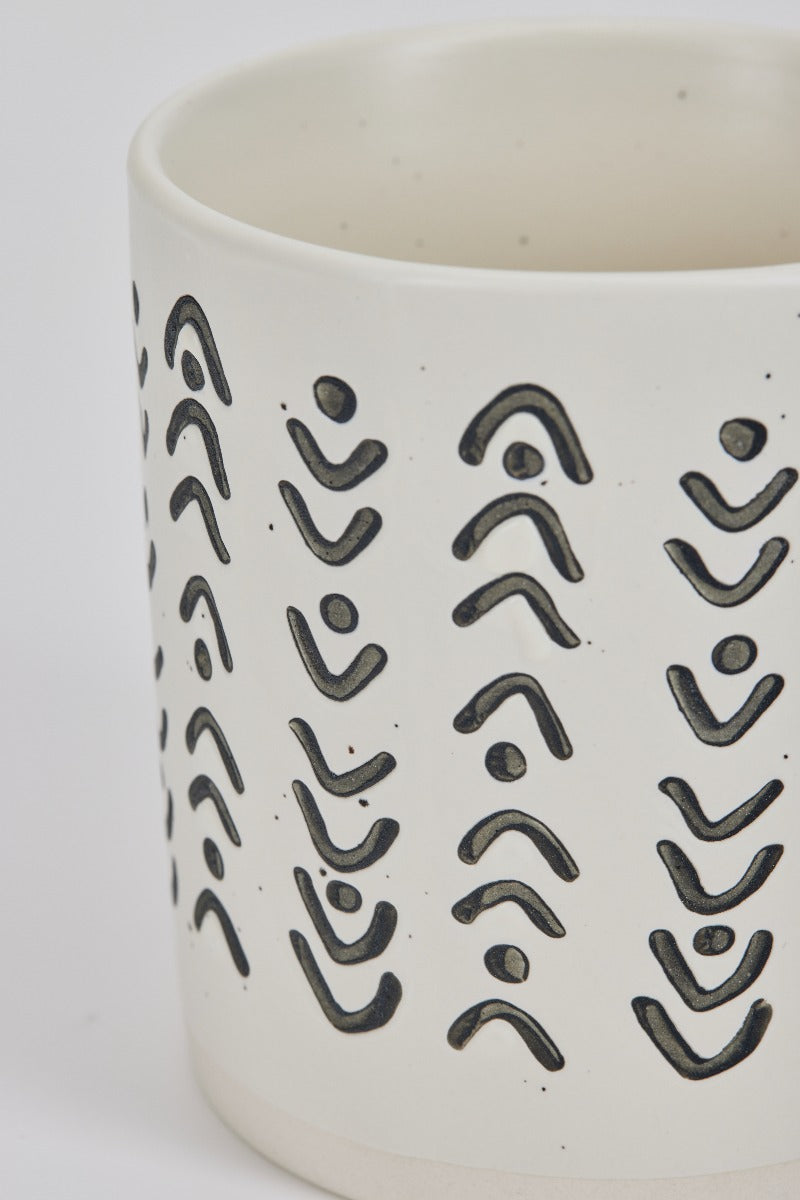 Bahne Interior Artist Handmade kop, Multi - H9,5 cm. - Bahne