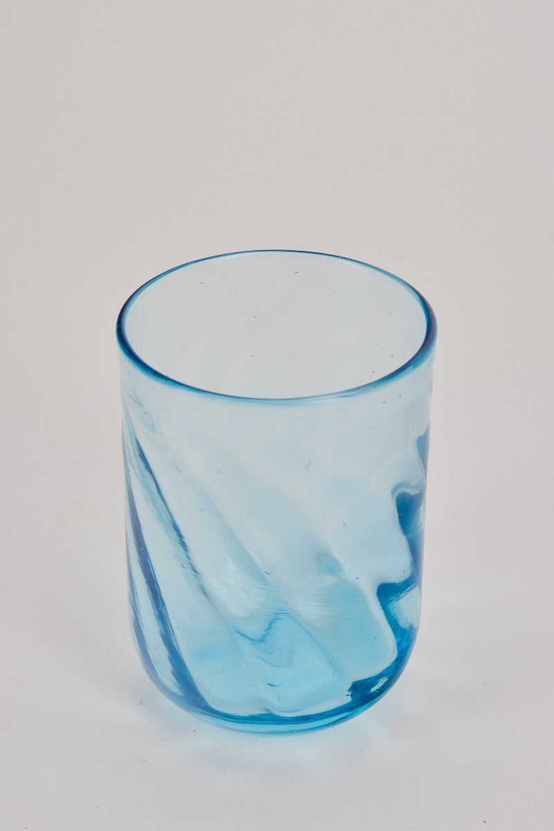 Twist drinking glass light blue, Light blue - Bahne