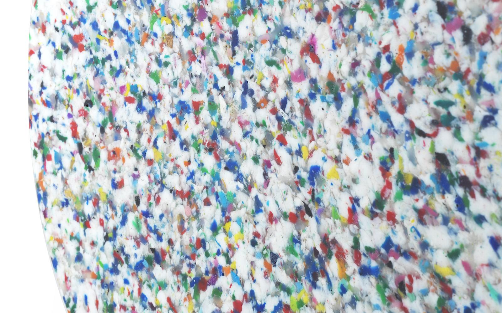 Normann Copenhagen Bit skammel - hvid multi - Bahne