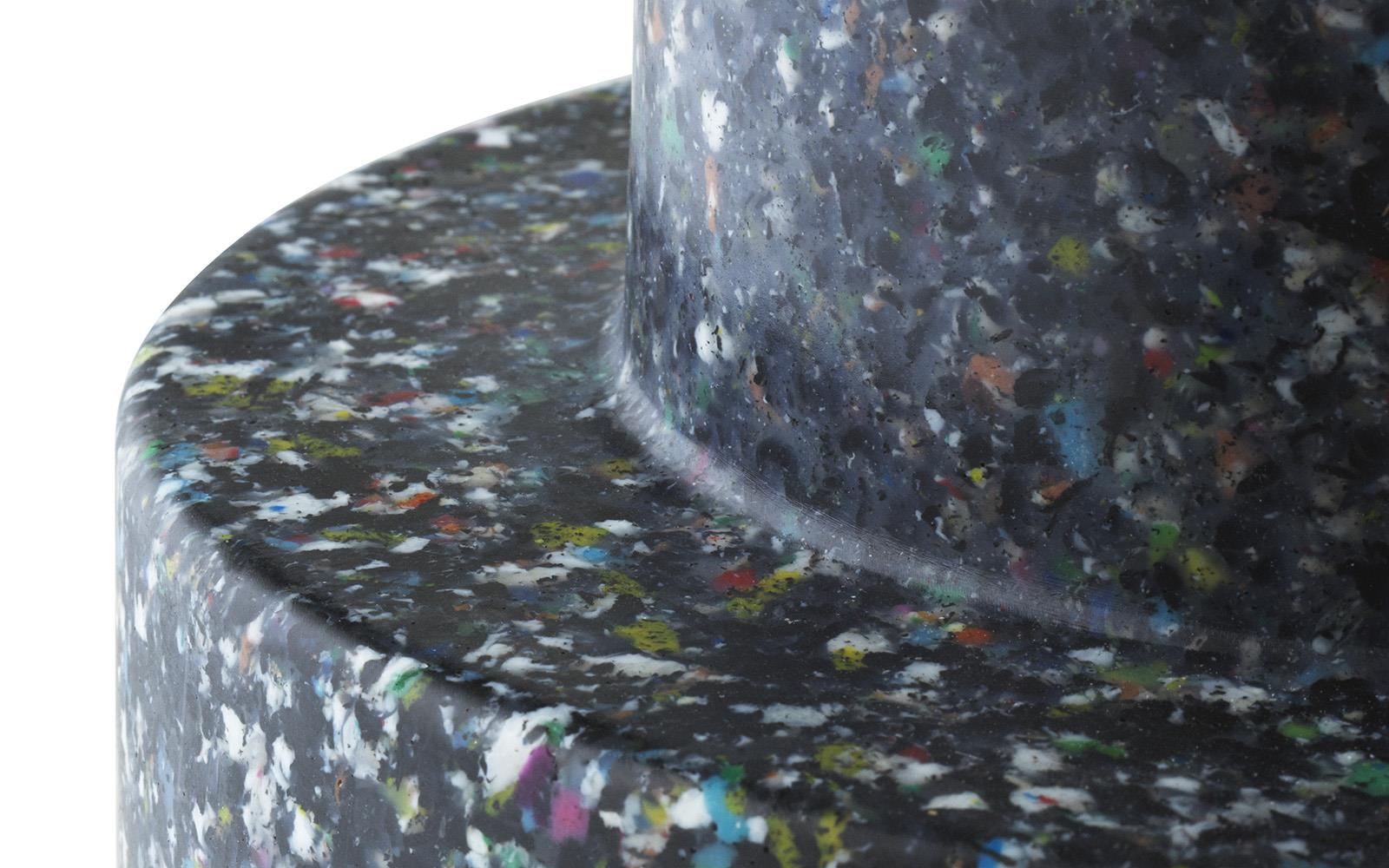 Normann Copenhagen Bit skammel - sort multi - Bahne