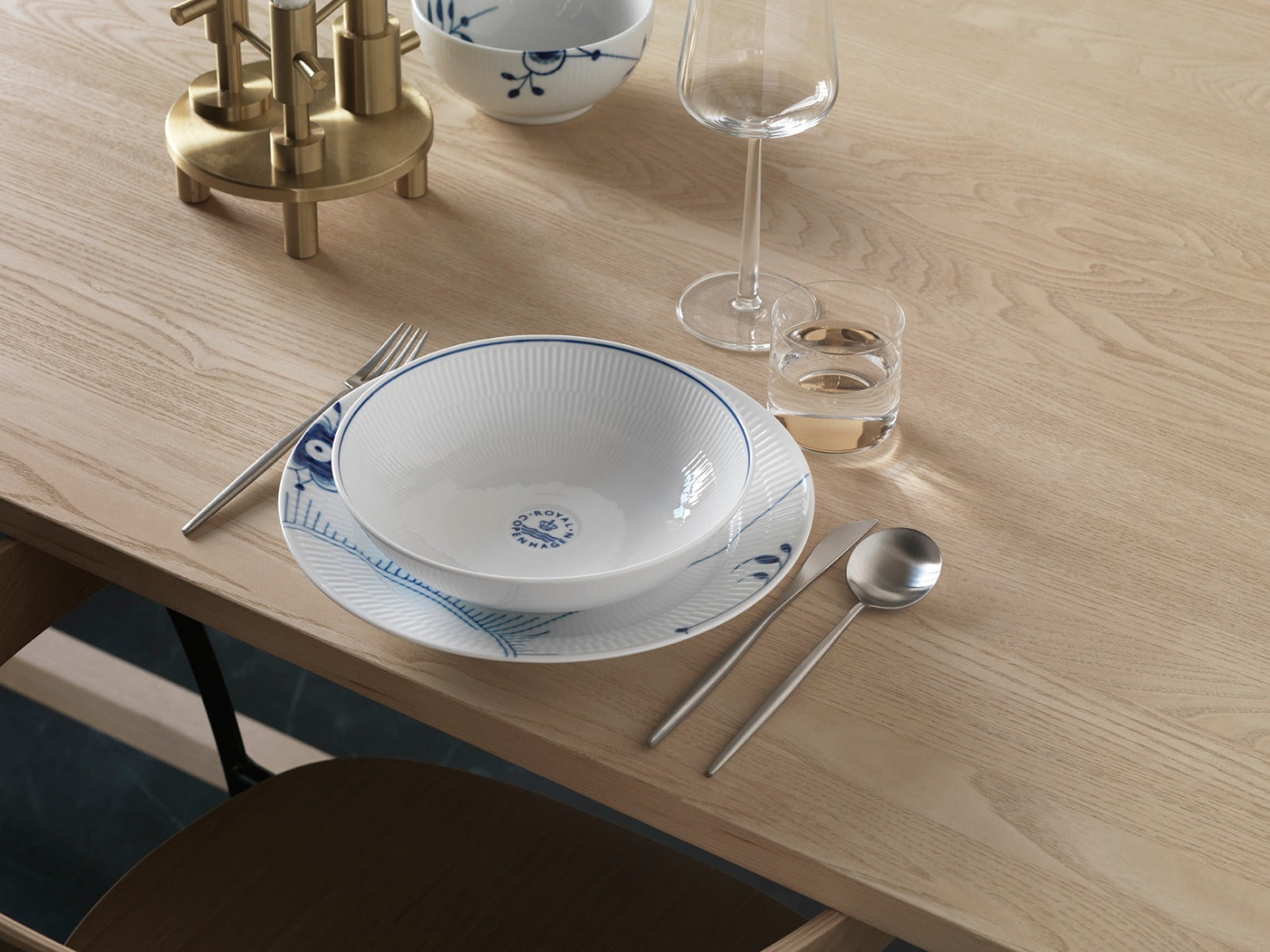 Royal Copenhagen Blueline skål - 110 cl. - Bahne