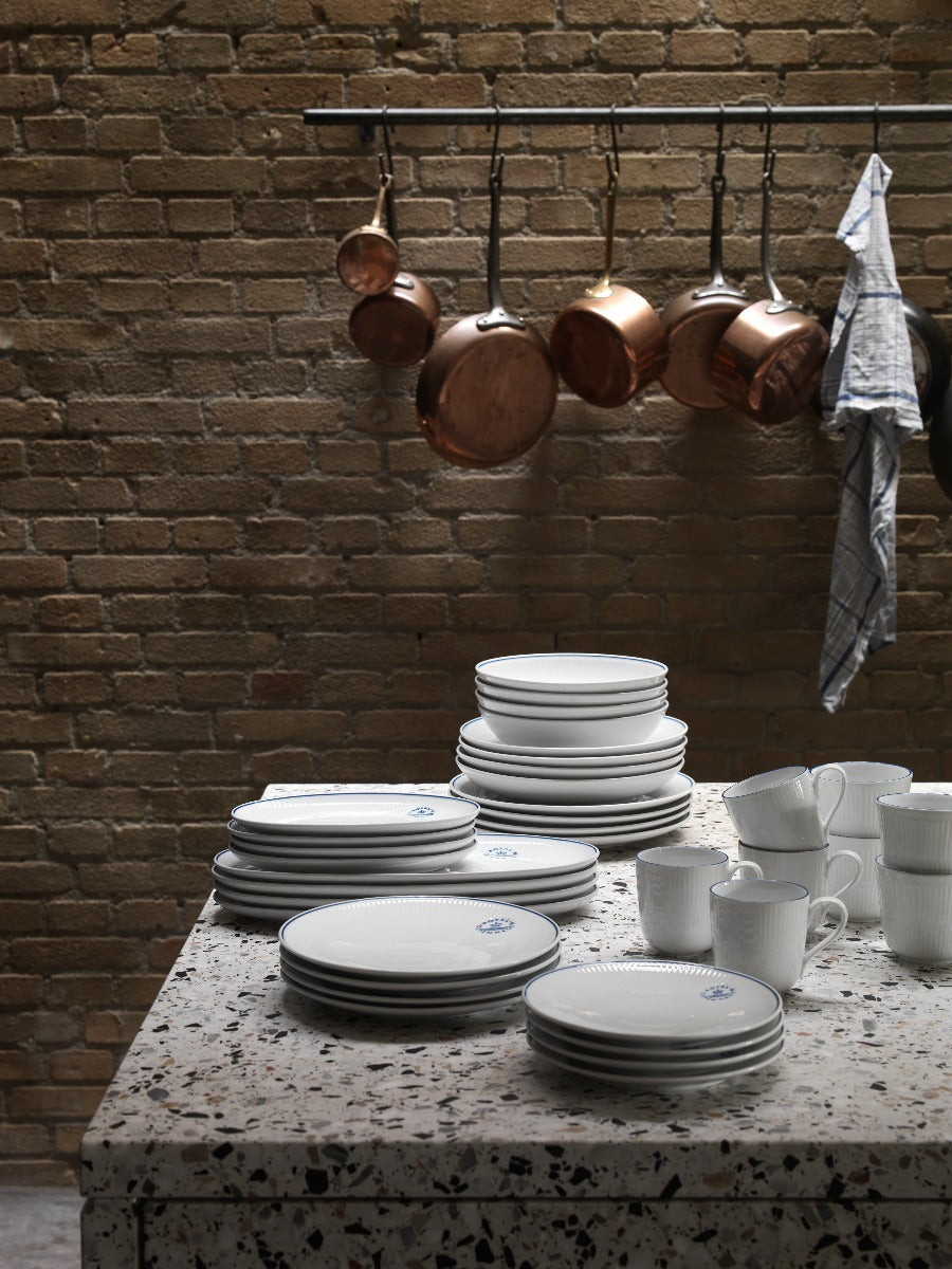 Royal Copenhagen Blueline Asiet tallerken - 23 cm. - Bahne