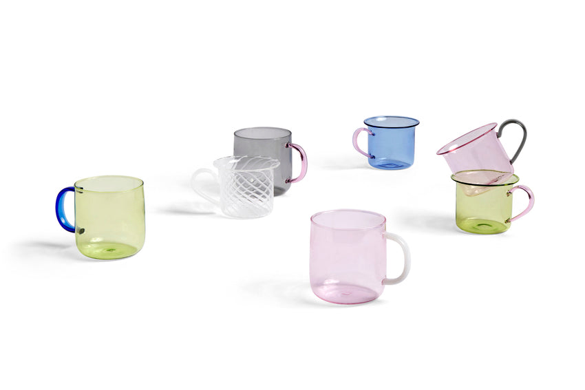 HAY Borosilicate kop, pink - sæt af to - Bahne