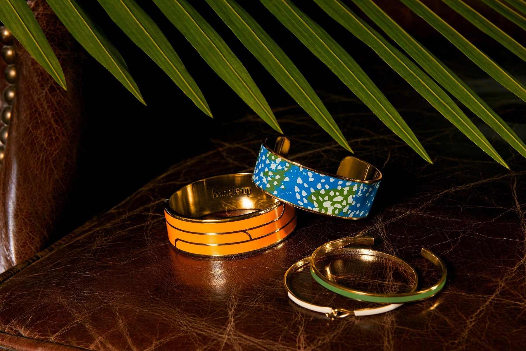 Bangle Up Lily armbånd - Sand White - Bahne