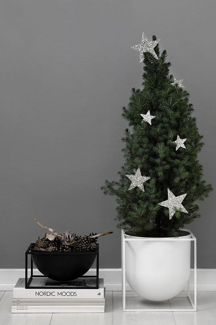 By Lassen Kubus flowerpot 23, hvid - 23x23x23 cm. - Bahne