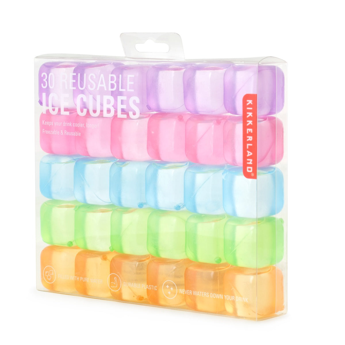 Kikkerland Reusable isterninger, multi -  30 stk. - Bahne