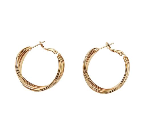 Pico Grace creol øreringe - forgyldt - Bahne