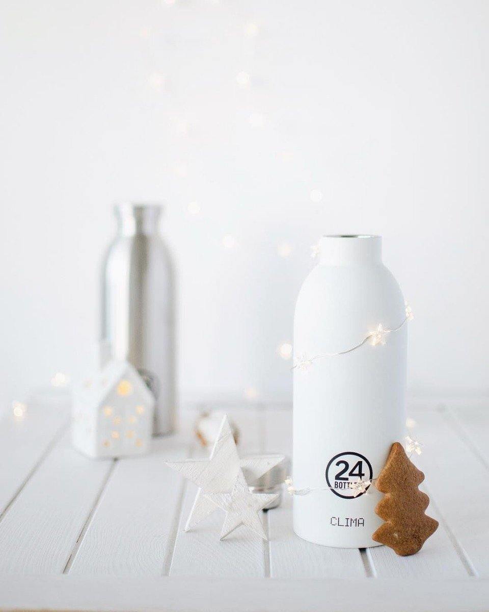 24Bottles Clima flaske, Steel - 500 ml. - Bahne