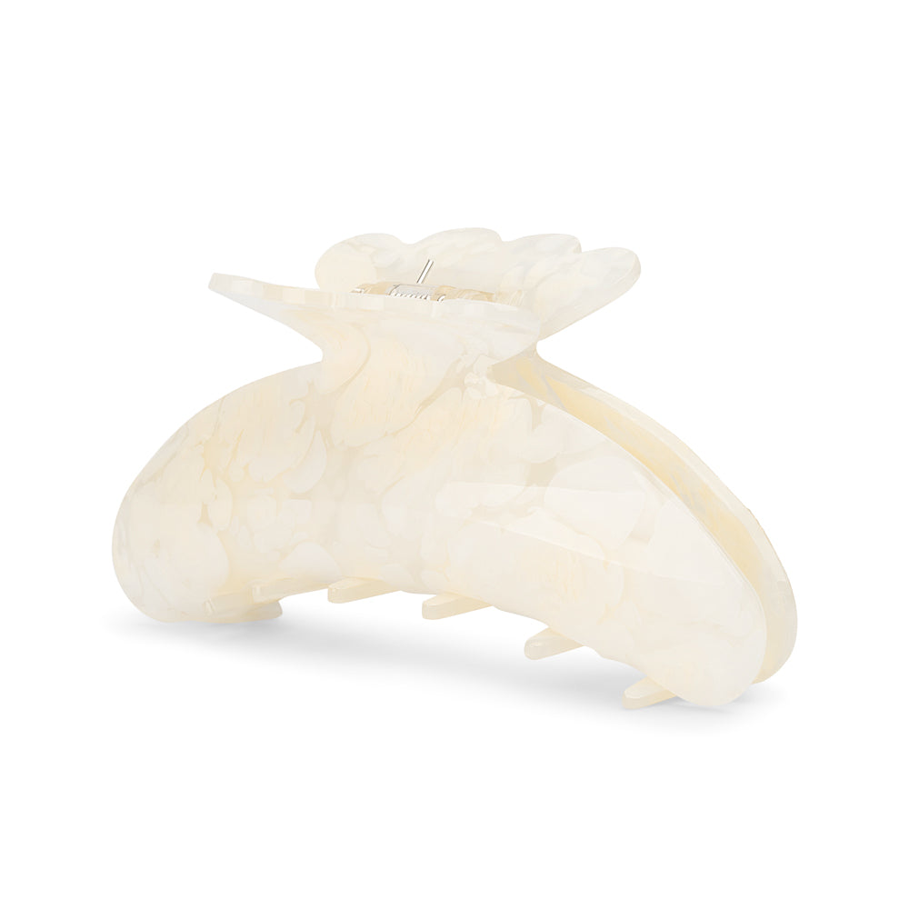 Sui Ava Helle Arty hårklemme, stor - Creme - Bahne