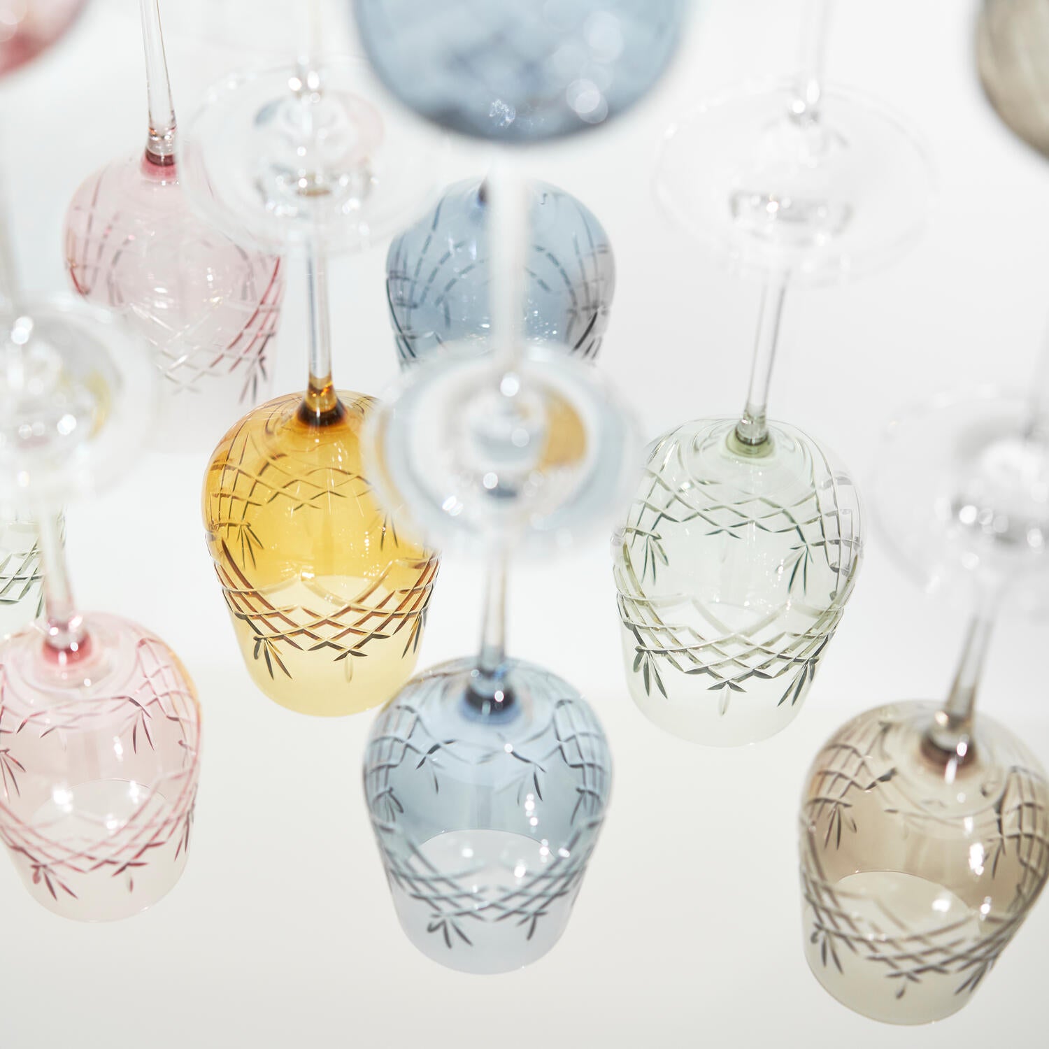 Crispy Sapphire portvinsglas, blå - 2 stk.