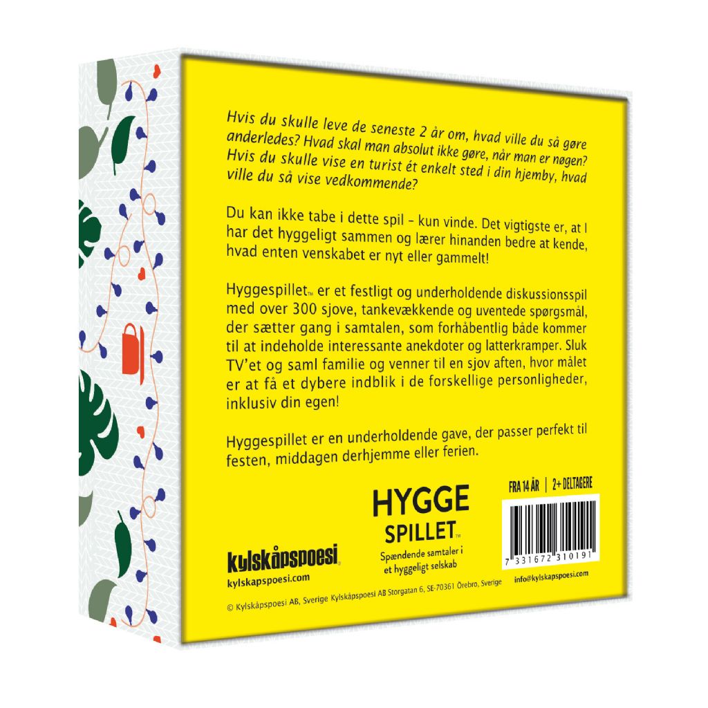 Kölskapspoesi Hyggespillet spørgsmålsspil - Bahne