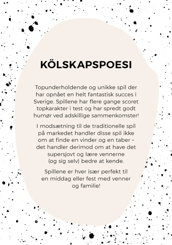 Kölskapspoesi Idiotkundskab spørgsmålsspil - 14x14 cm. - Bahne