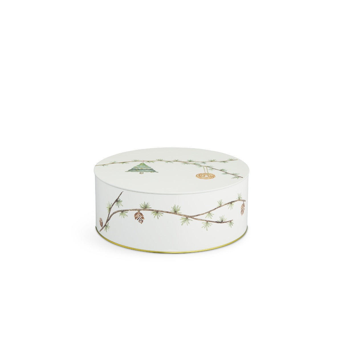 Kähler Hammershøi juleopbevaringsdåser, hvid - 2 stk. - Bahne