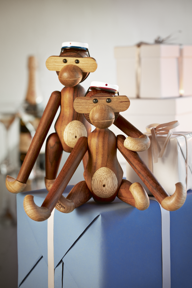 Kay Bojesen Studenterhue til abe, stor - rød - Bahne