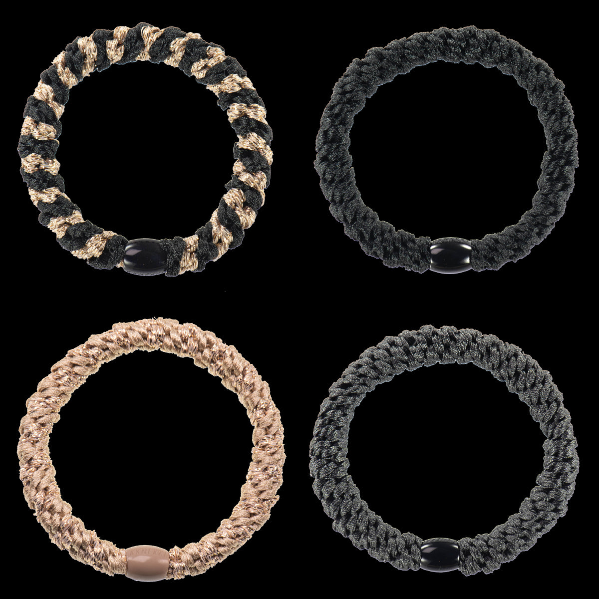 Bon Dep Kknekki elastikker, multi – 4 stk. - Bahne