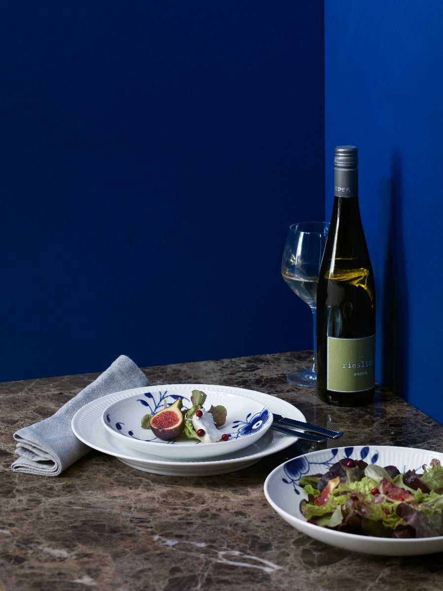 Royal Copenhagen Blå Mega moderne tallerken - 20 cm. - Bahne