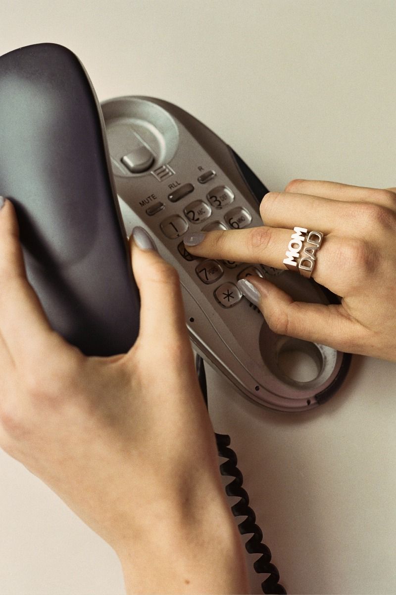 Maria Black Dad ring - sølv - Bahne