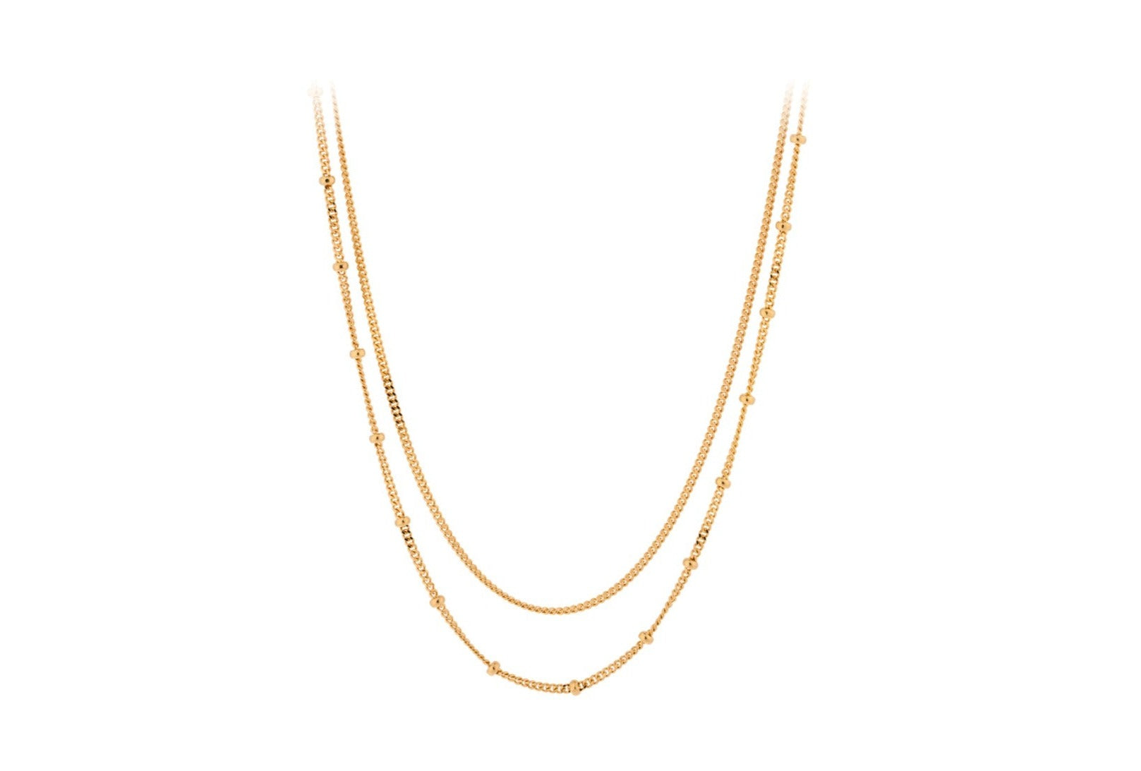 Pernille Corydon Galaxy halskæde - forgyldt - Bahne