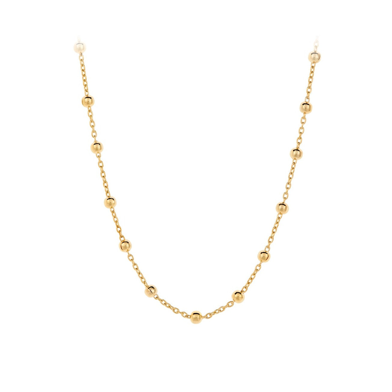 Vega halskæde - forgyldt