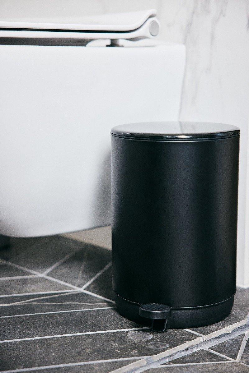 Bahne Interior toiletspand, sort - 5 L - Bahne