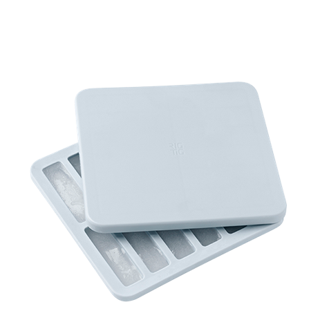 Rig-Tig Freeze-it isterningbakke med låg, lille - Light Blue - Bahne