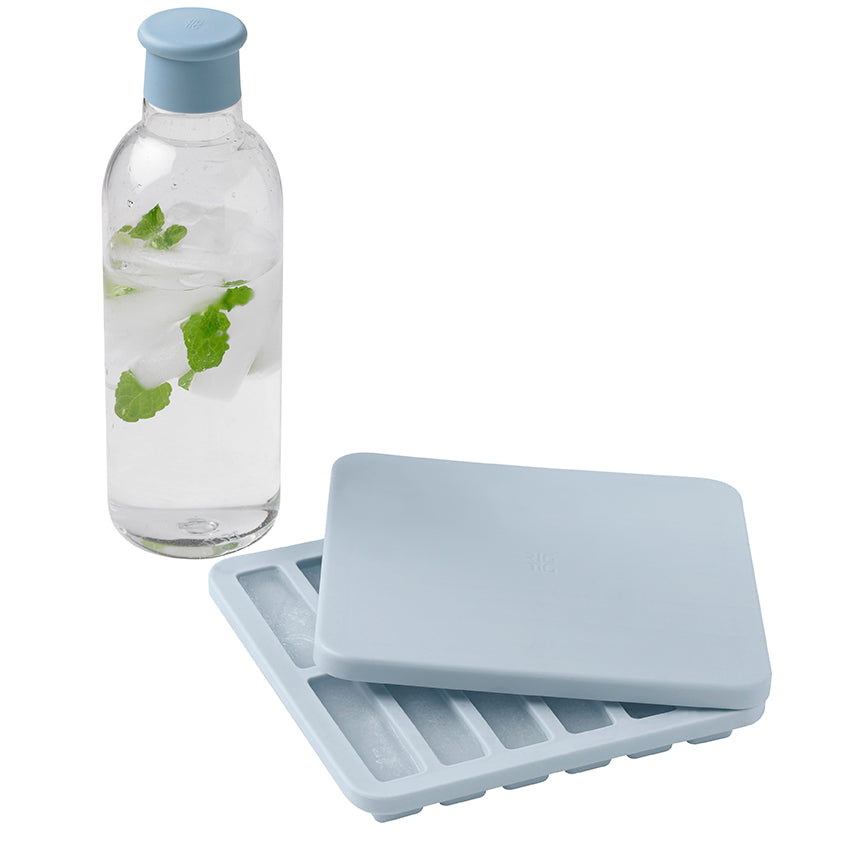 Rig-Tig Freeze-it isterningbakke med låg, lille - Light Blue - Bahne