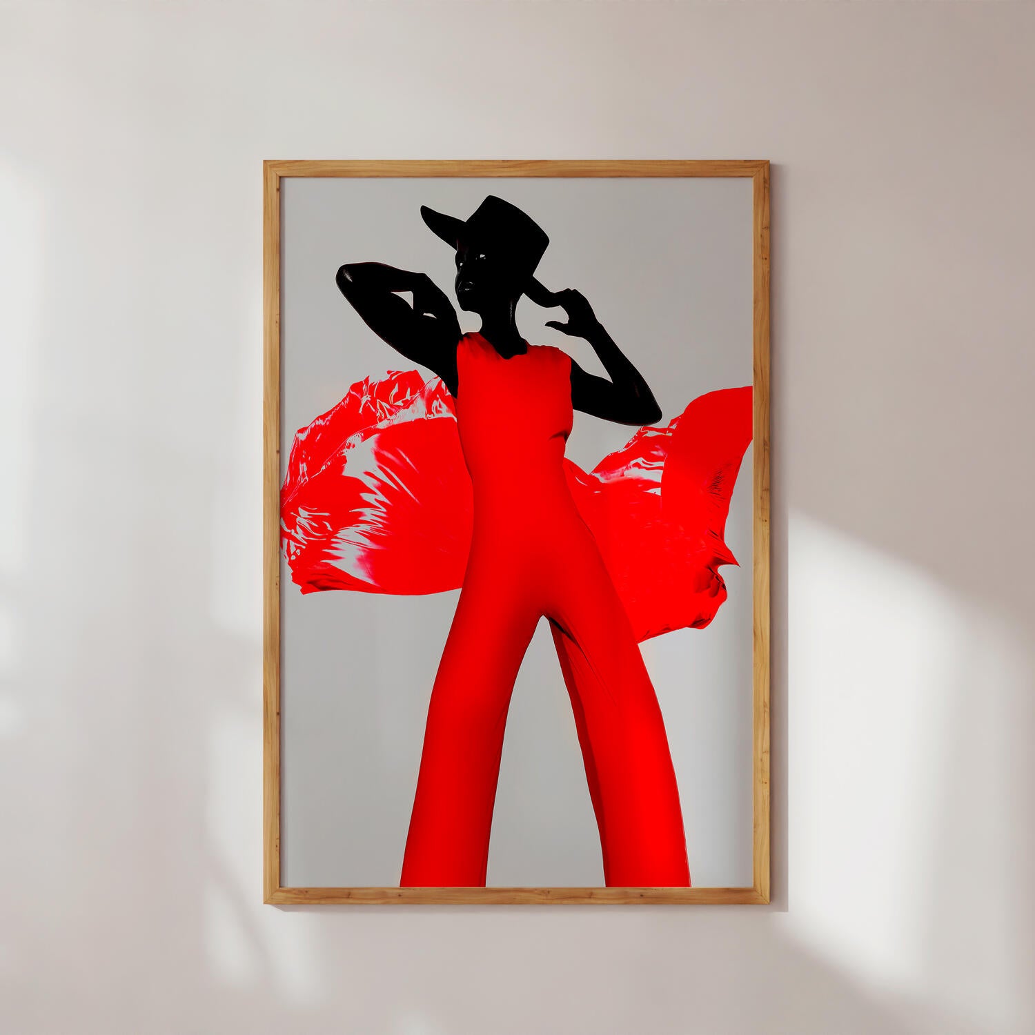 Peter Sebastian Rød plakat - 30x40 cm.