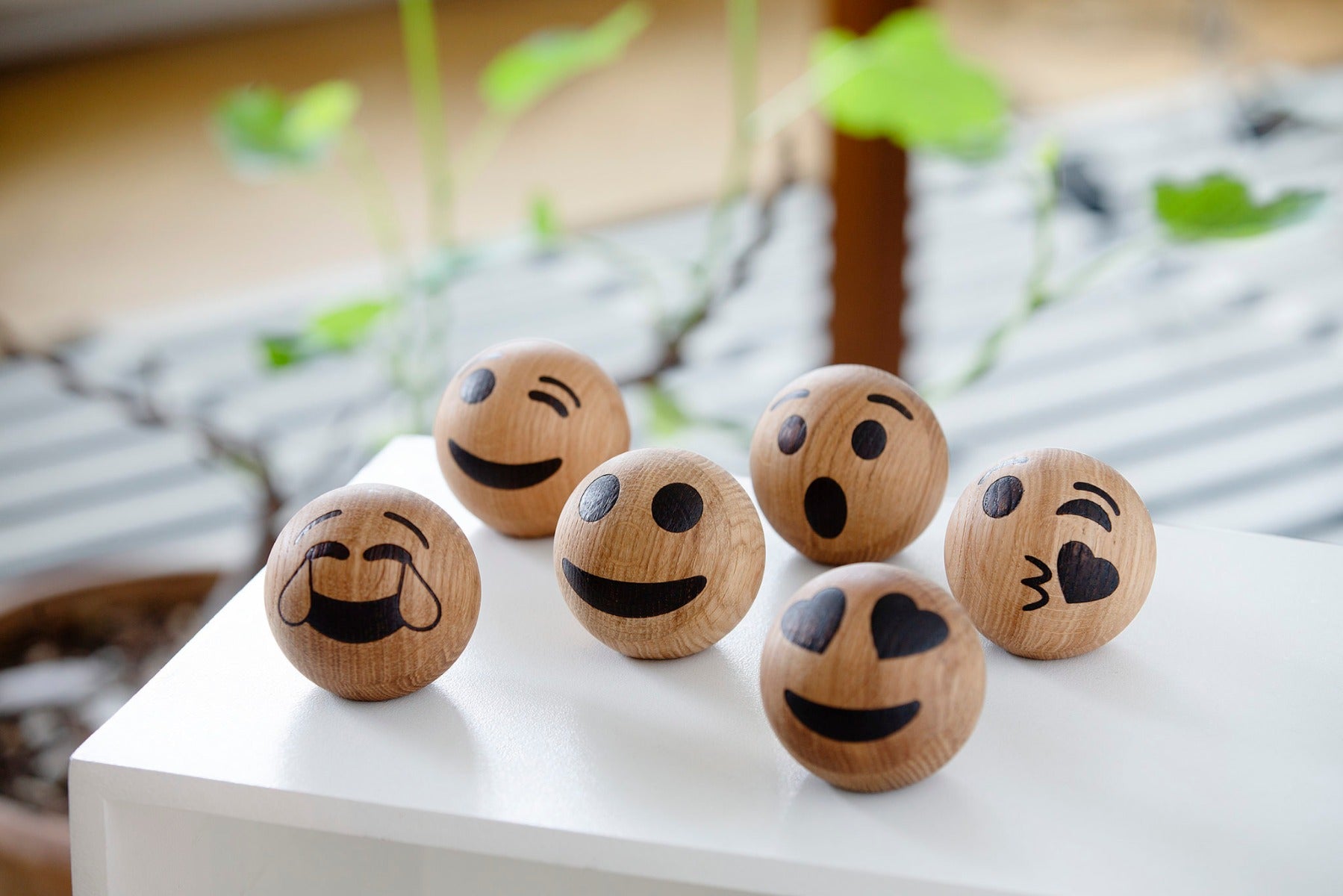 Spring Copenhagen Heart Eyes figur - Ø: 7 cm. - Bahne