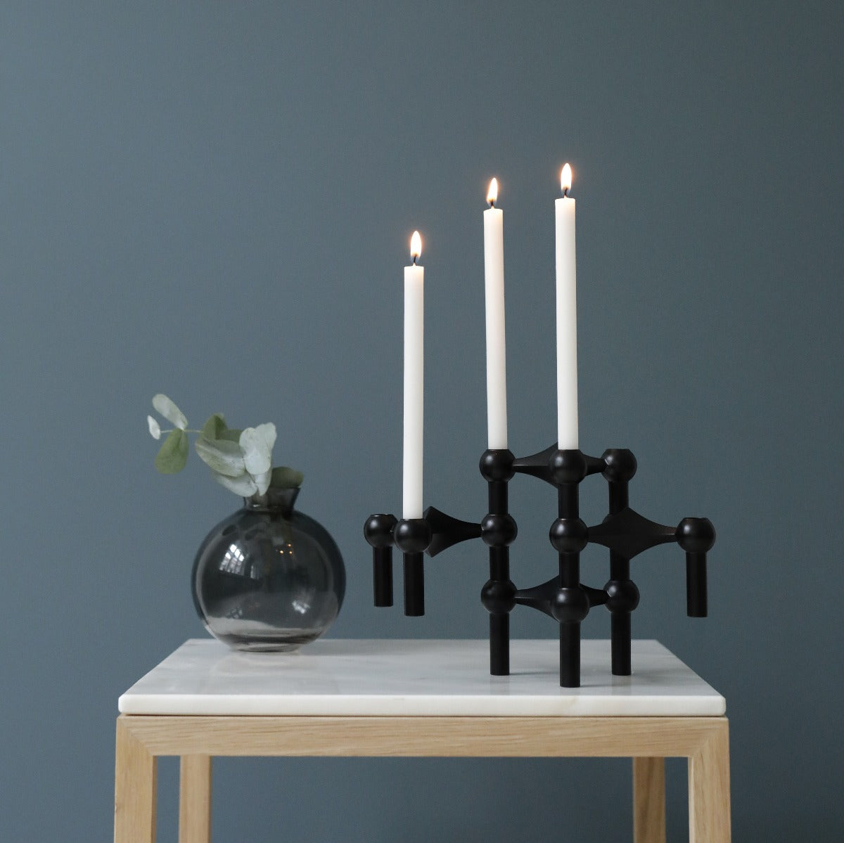 STOFF Nagel kertelys, hvid - 12 stk. - Bahne