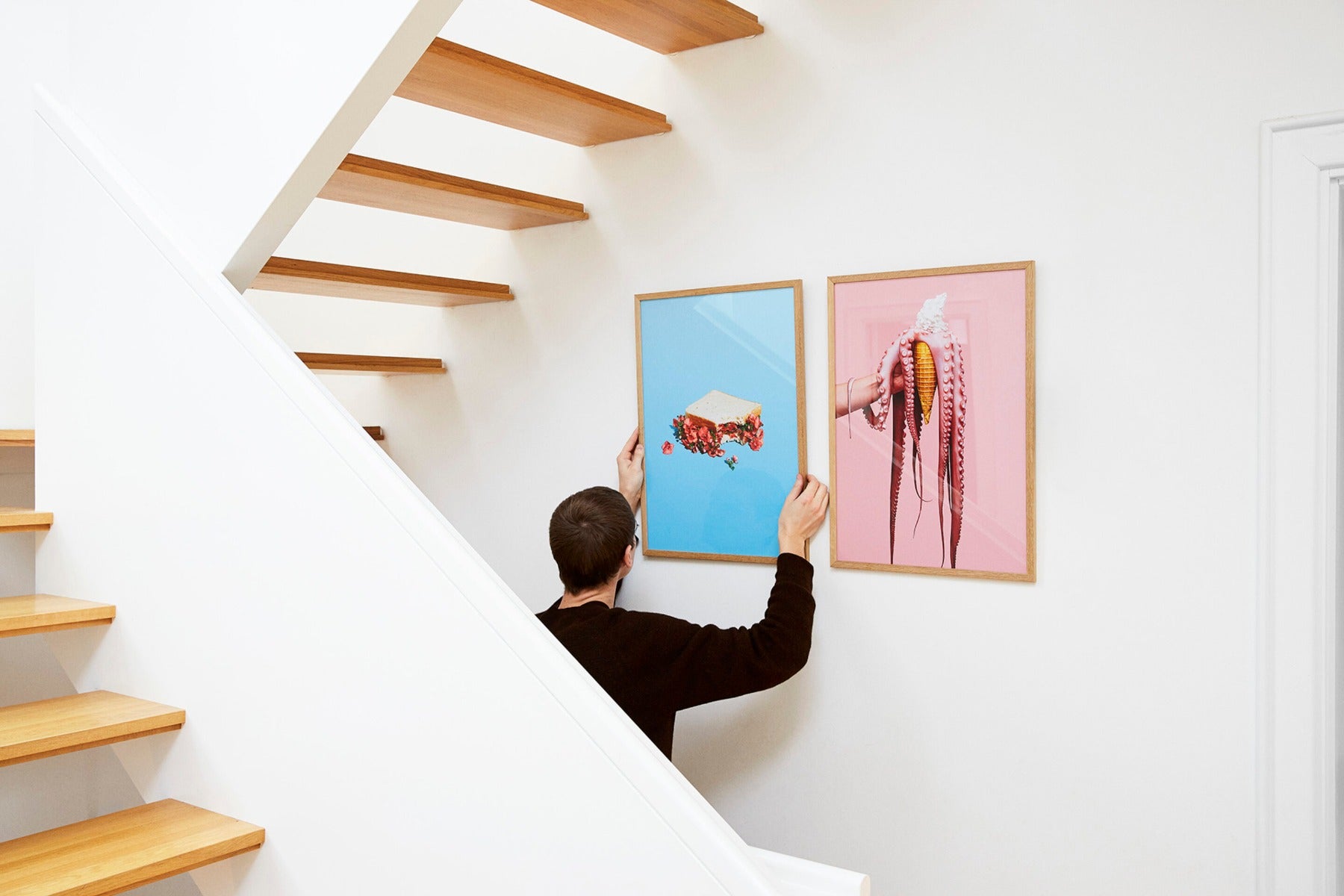 Poster & Frame Supermercat plakat, Octopus ice cream - 30x40 cm. - Bahne