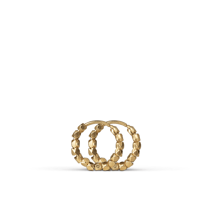 Jane Kønig Bead twist ørering - Forgyldt sølv - Bahne